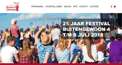 Desktop Screenshot of festivalbuitengewoon.nl